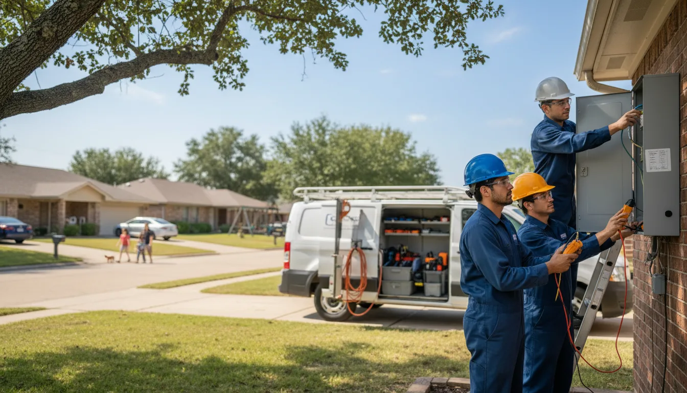 Certified electrician providing emergency electrical services in Mountain Home, TX